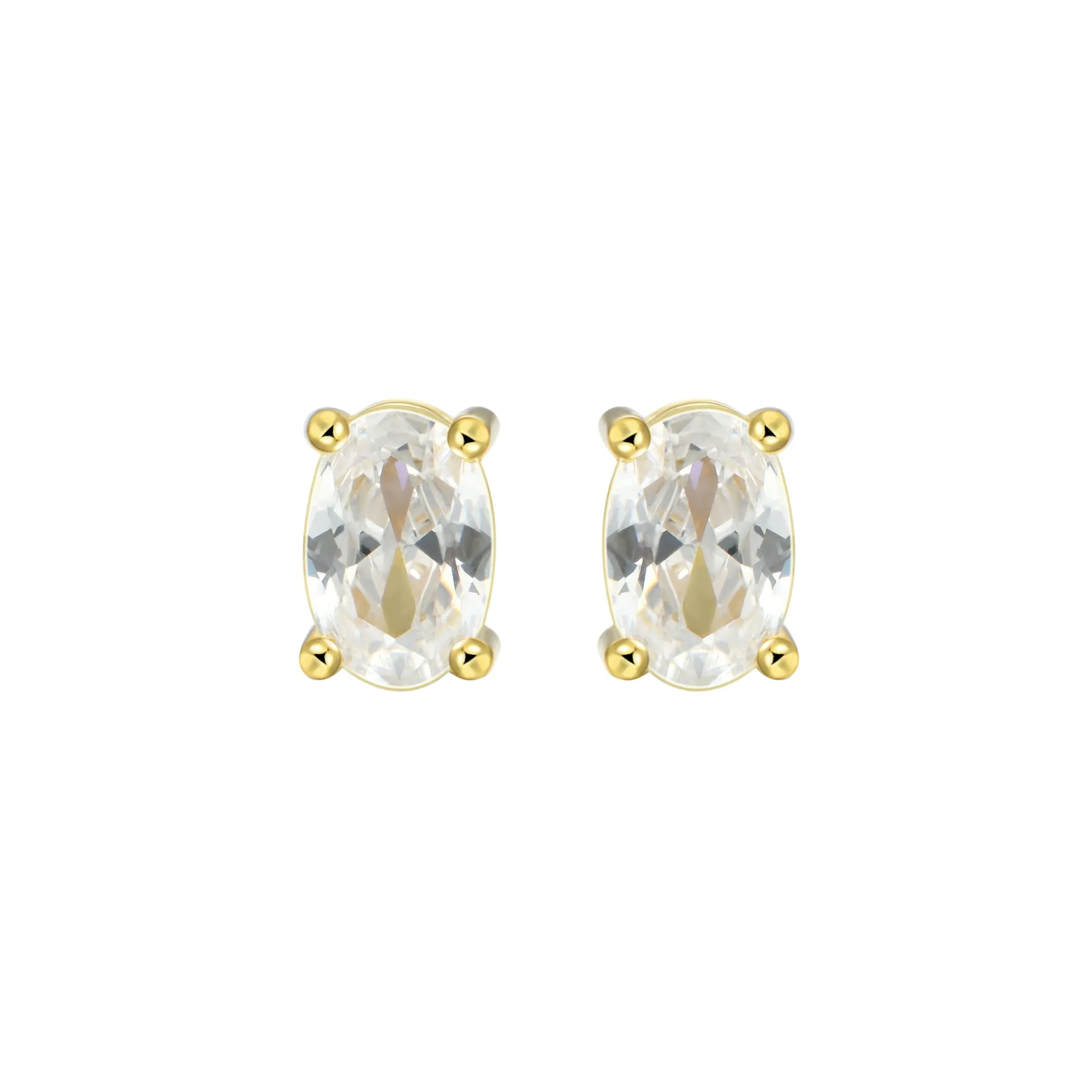 Custom Classic Moissanite Stud Earring