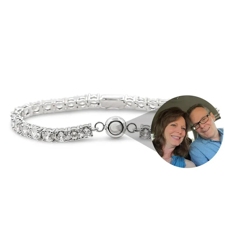 Custom Photo Tennis Bracelet