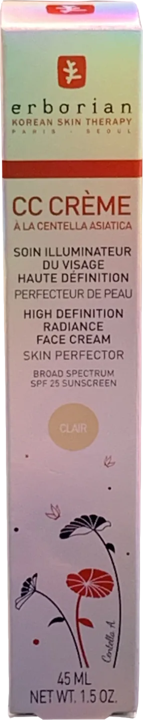 Erborian Cc Crème Spf25 Clair 45ml