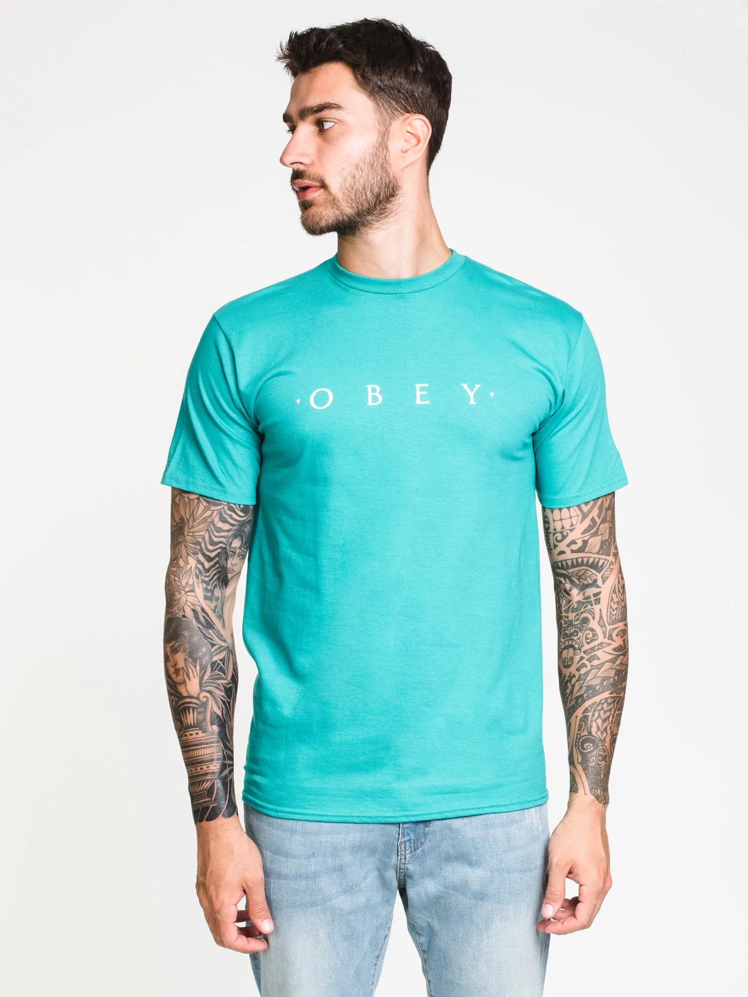 ETERNAL OBEY SHORT SLEEVE T-SHIRT  - CLEARANCE