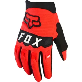 Fox Youth Dirtpaw Glove Flo Red