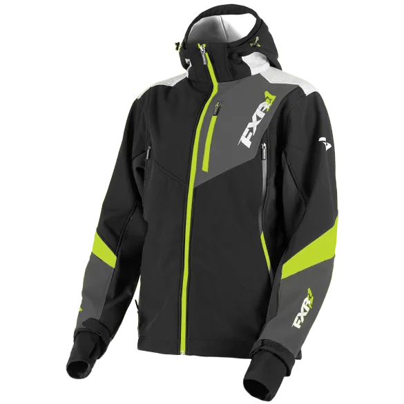 FXR Renegade 2019 Softshell Jacket Black Lime