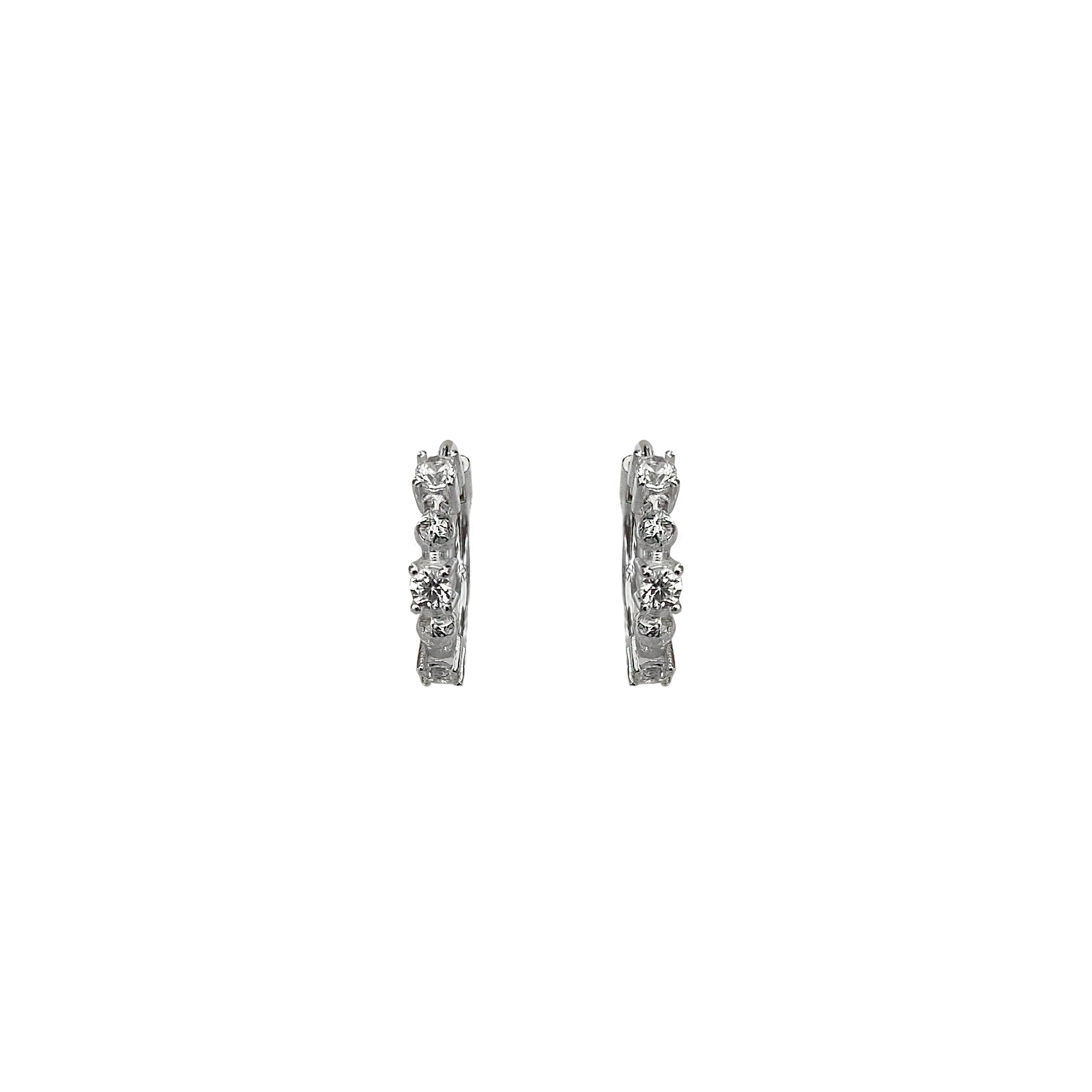 GIA Silver Earrings