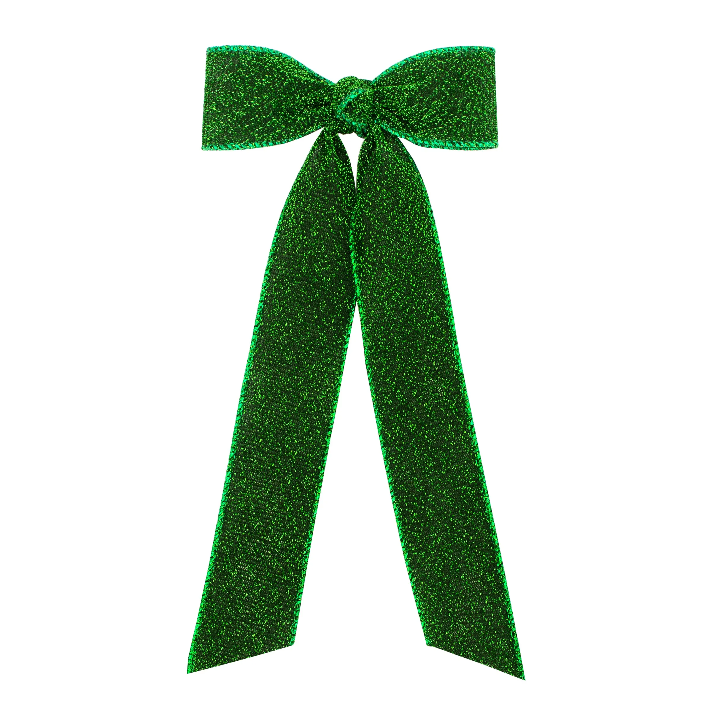 Glimmer Sparkle Bow Tie Hair Bow on Clippie