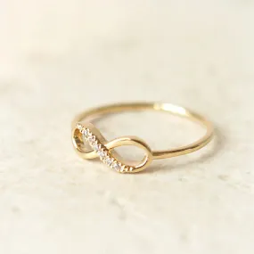 Infinity Ring in gold