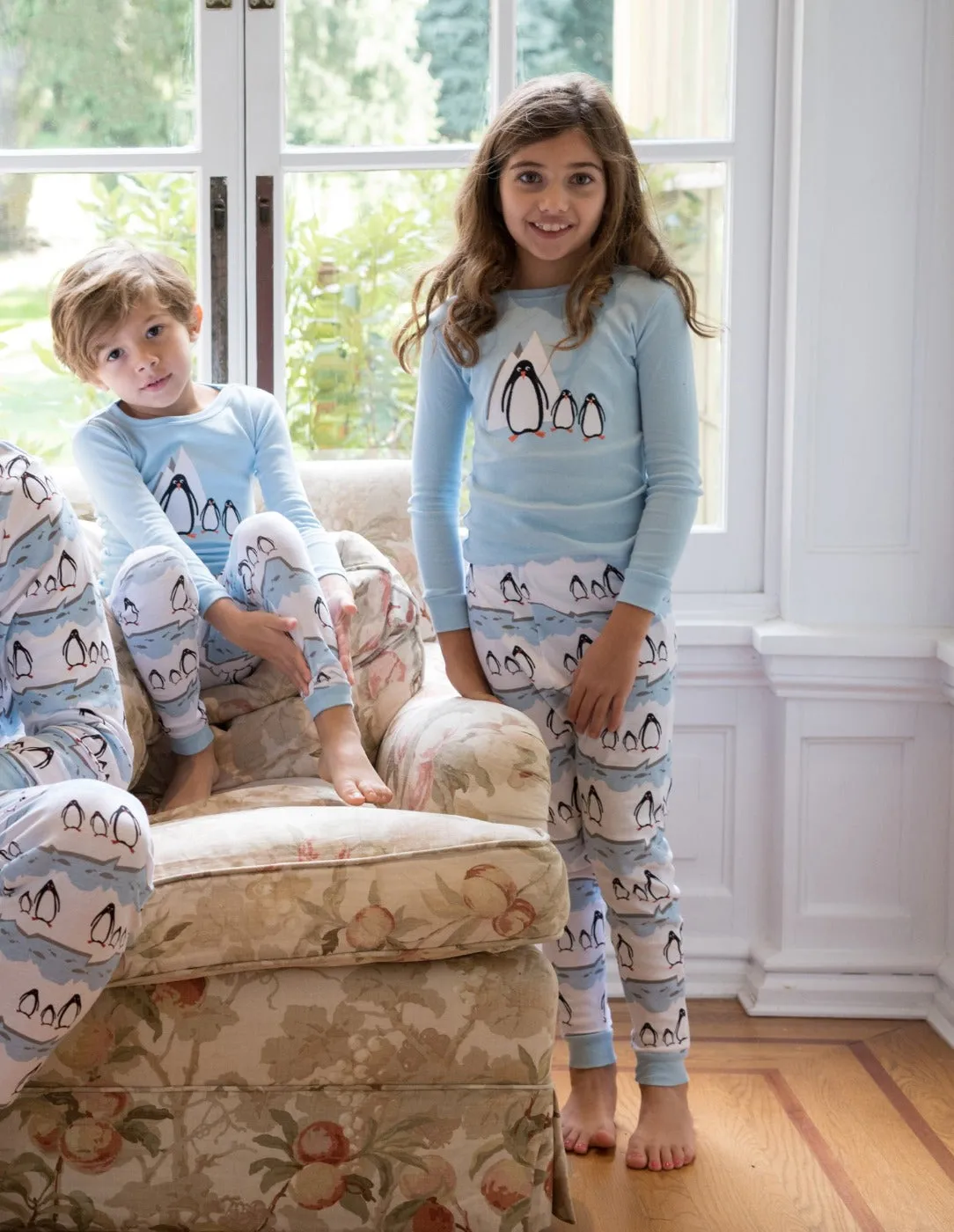 Kids Penguin Cotton Pajamas