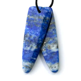 Lapis 13x38mm Point Pair - Pendant