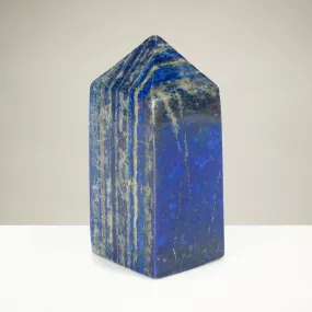 Lapis Lazuli Polished Obelisk from Afghanistan - 4.5 / 655 grams