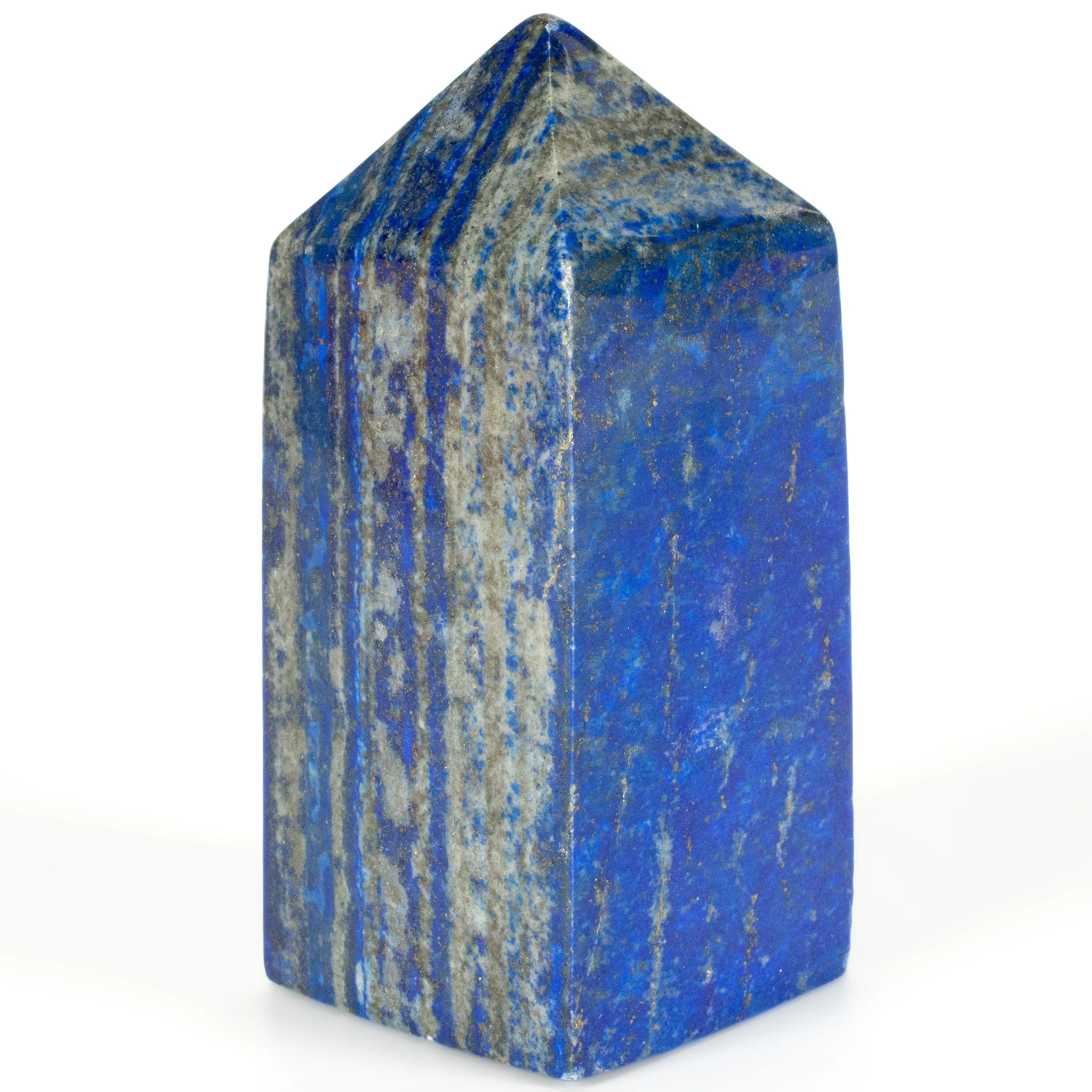 Lapis Lazuli Polished Obelisk from Afghanistan - 4.5 / 655 grams