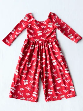 Leggy Romper - Sweet Strawberry Glaze