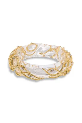 Liquid Vine Lucite Hinge Bracelet