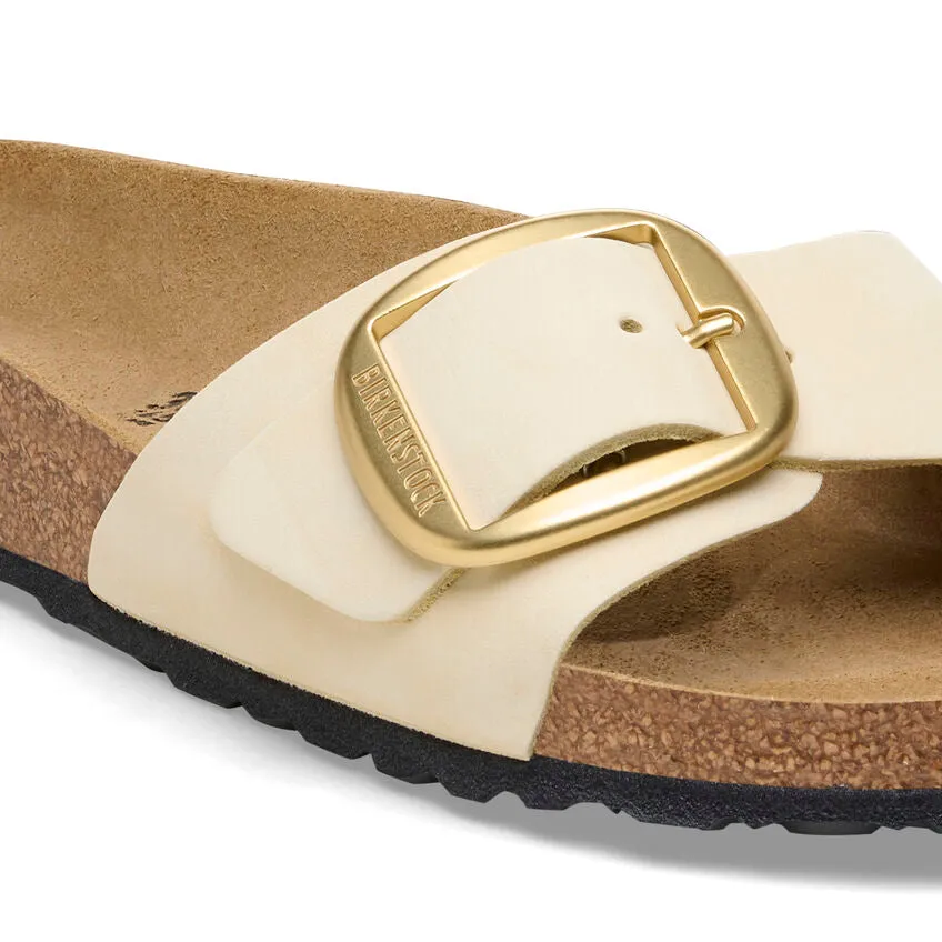 Madrid Big Buckle - Ecru Nubuck||Madrid Grosses Boucles - Nubuck écru