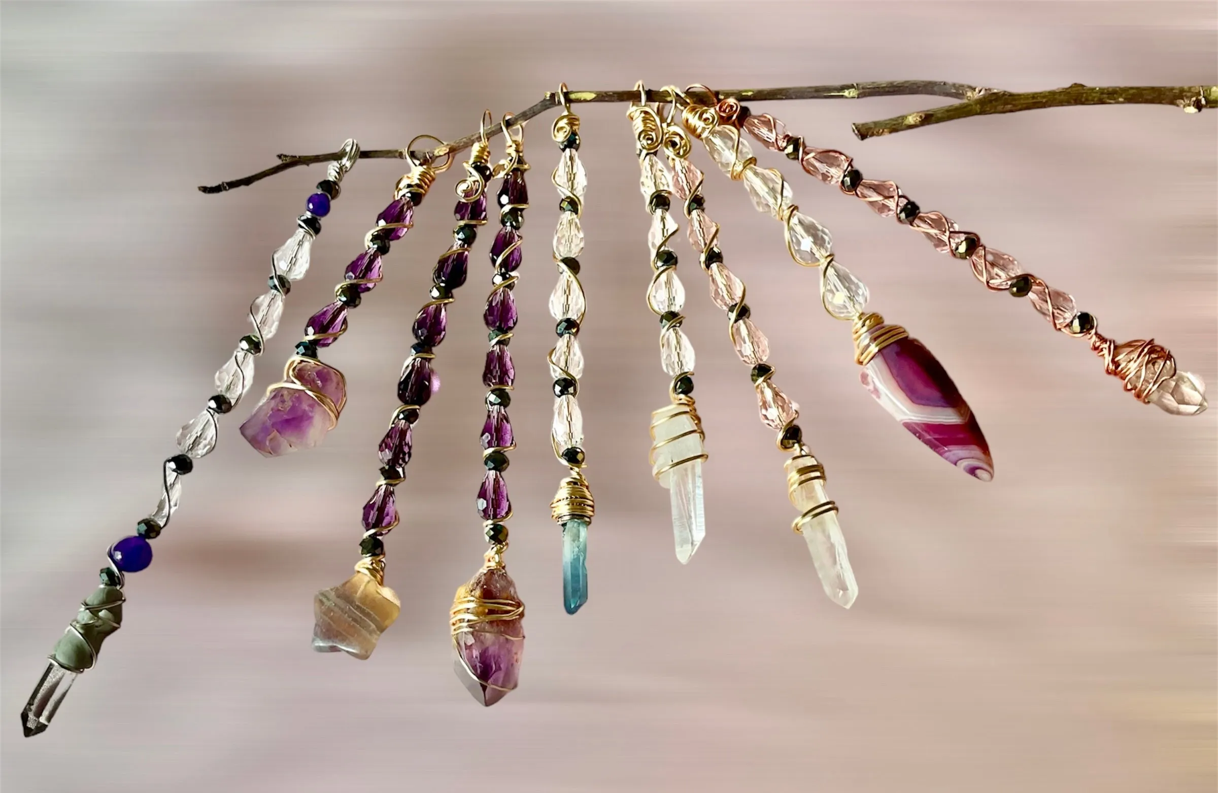 Mini Crystal Magic Wands