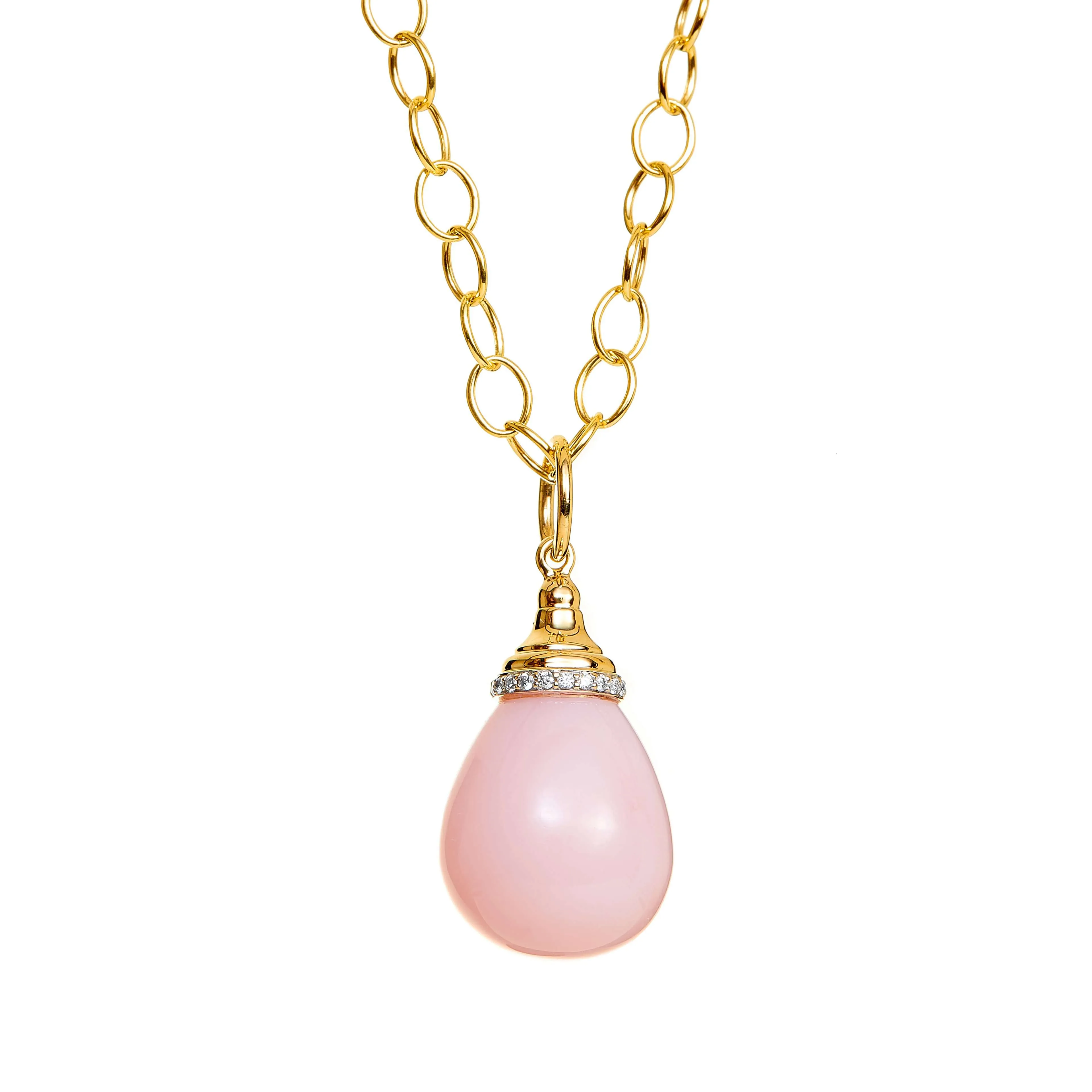 Mogul Pink Opal Drop Pendant