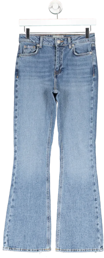 New Look Blue Petite High Waist Flared Brooke Jeans UK 8