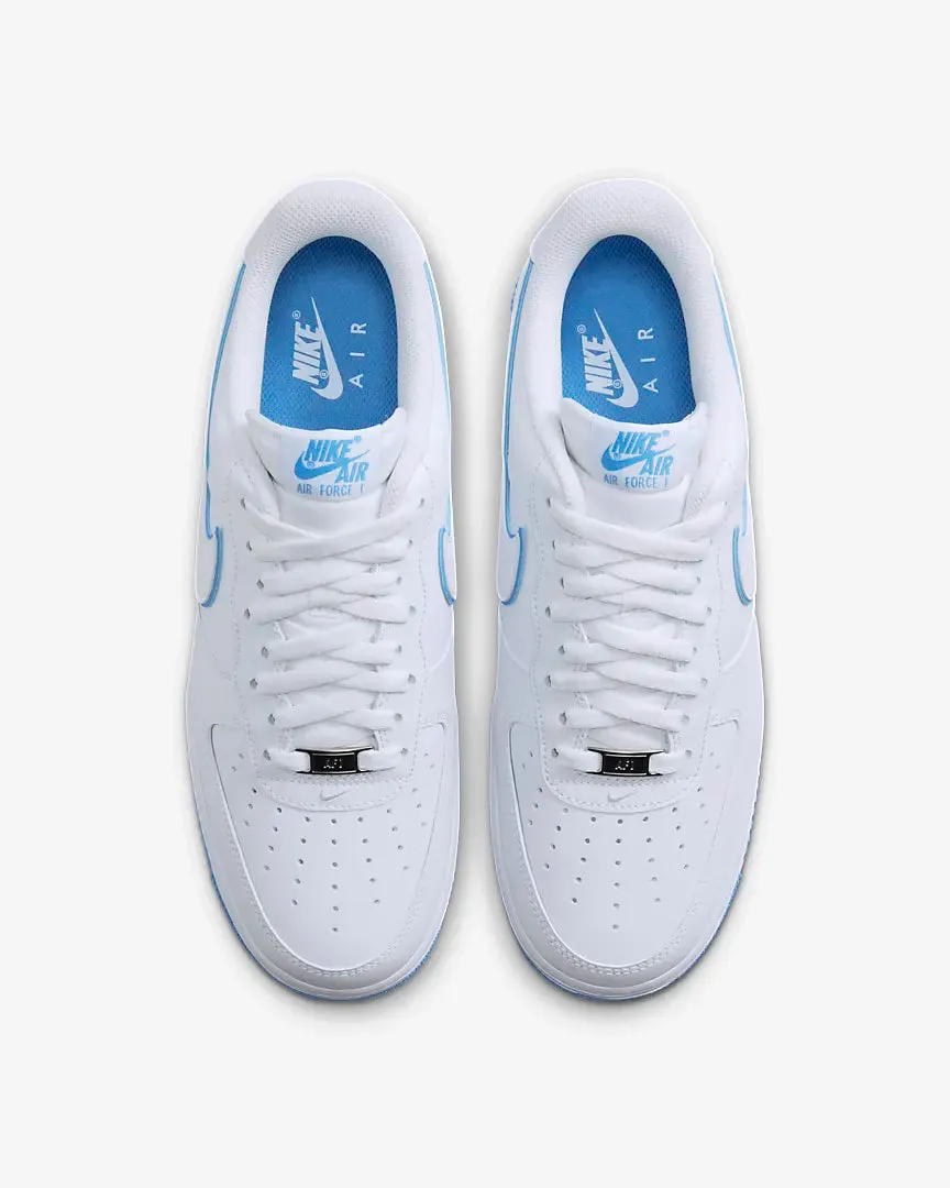 Nike Air Force 1 '07 Low White University Blue Sole