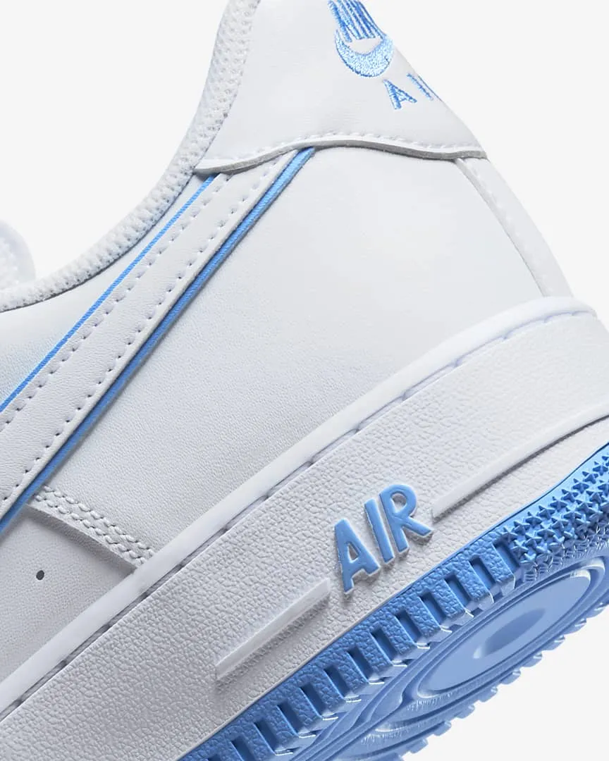 Nike Air Force 1 '07 Low White University Blue Sole