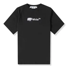 Off-White Spray Helvetica Skate Black T Shirt