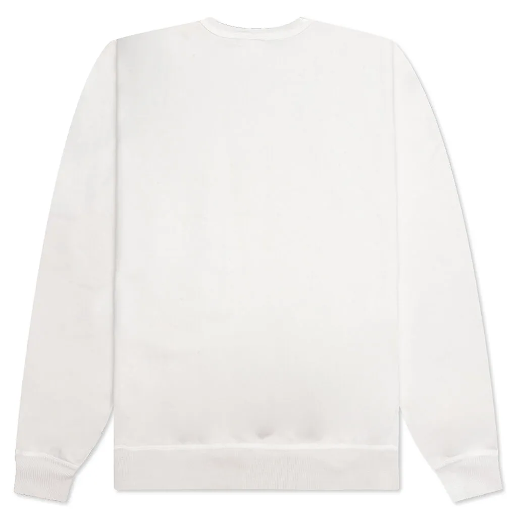 Oh Shit Crew Sweater - White