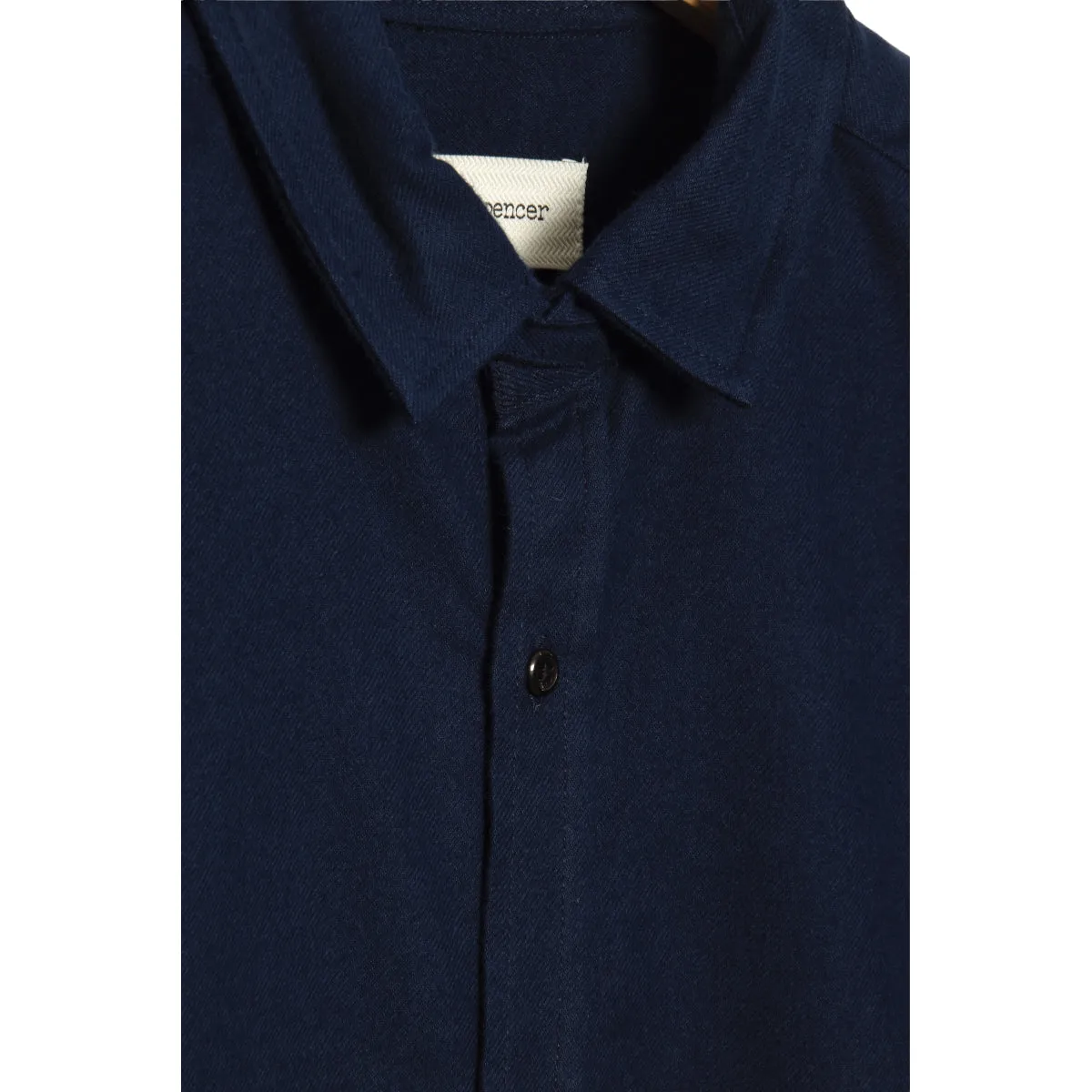 Oliver Spencer Clerkenwell Tab Shirt Marcia navy