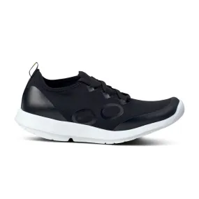 'OOFOS' Women's OOmg Sport LS-Low Shoe - White / Black