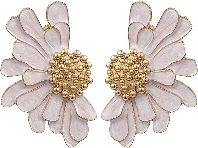 Over Daisy Statement Earrings