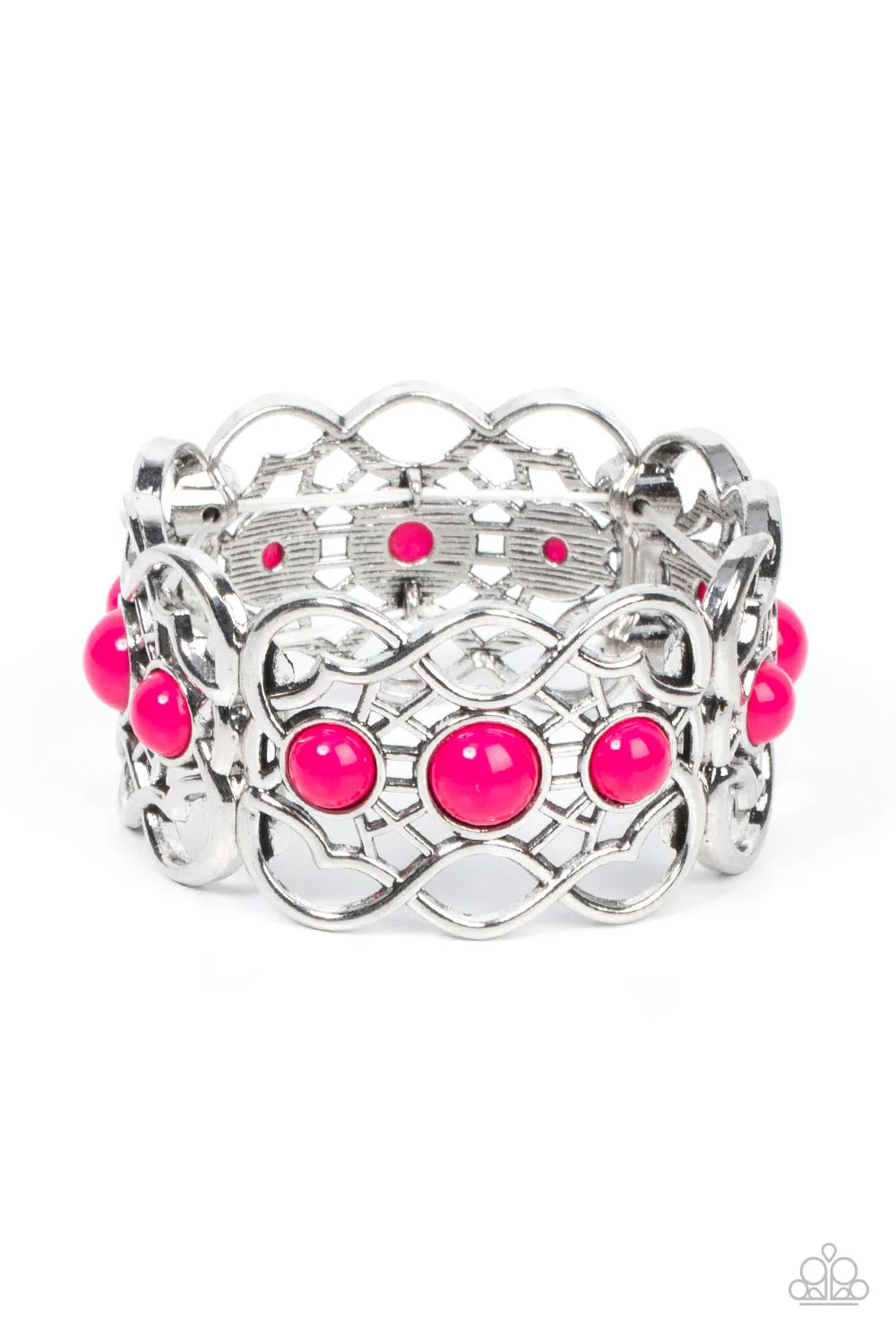 Paparazzi Bracelet Very Versailles - Pink