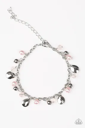 Paparazzi Modestly Midsummer - Pink Bracelet