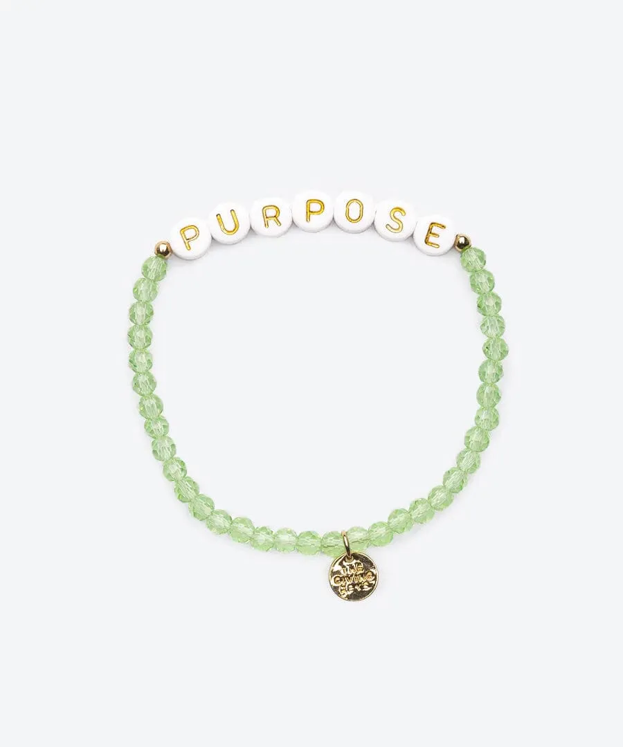 PURPOSE Crystal Beaded Bracelet