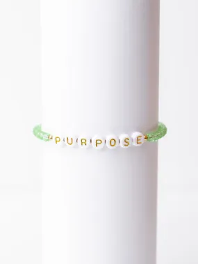 PURPOSE Crystal Beaded Bracelet