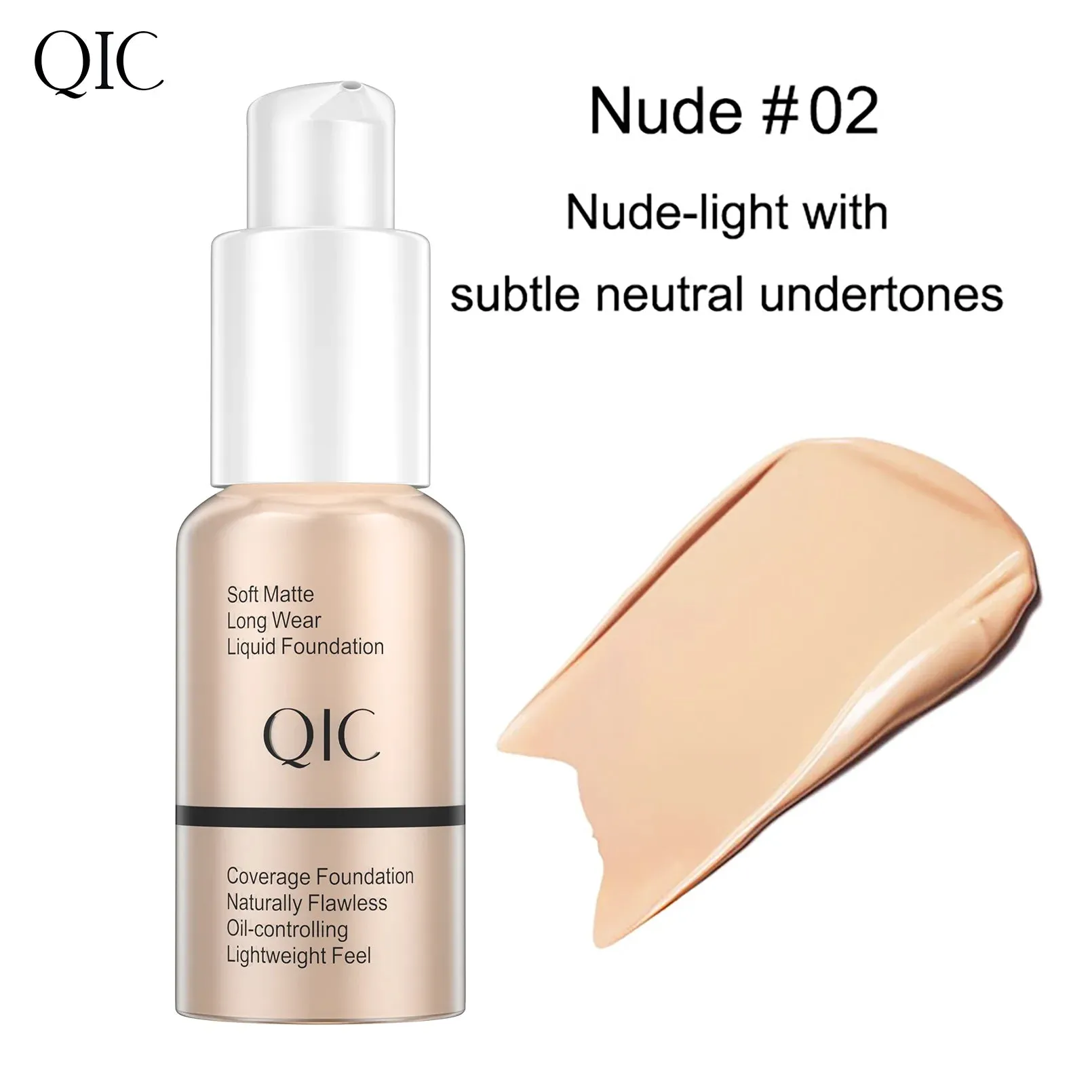 QIC Makeup Skin Evolution Liquid Foundation Oil-Control