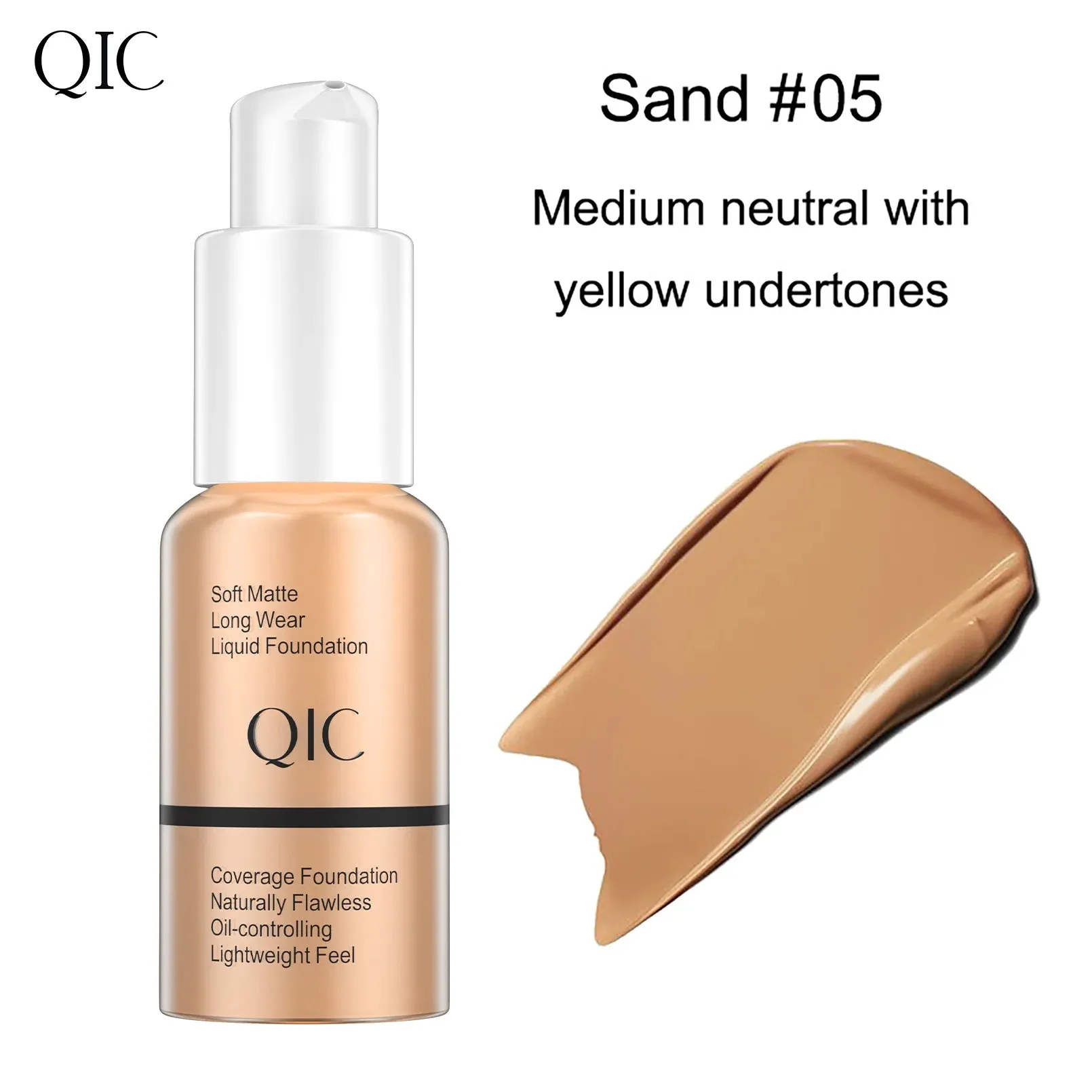 QIC Makeup Skin Evolution Liquid Foundation Oil-Control