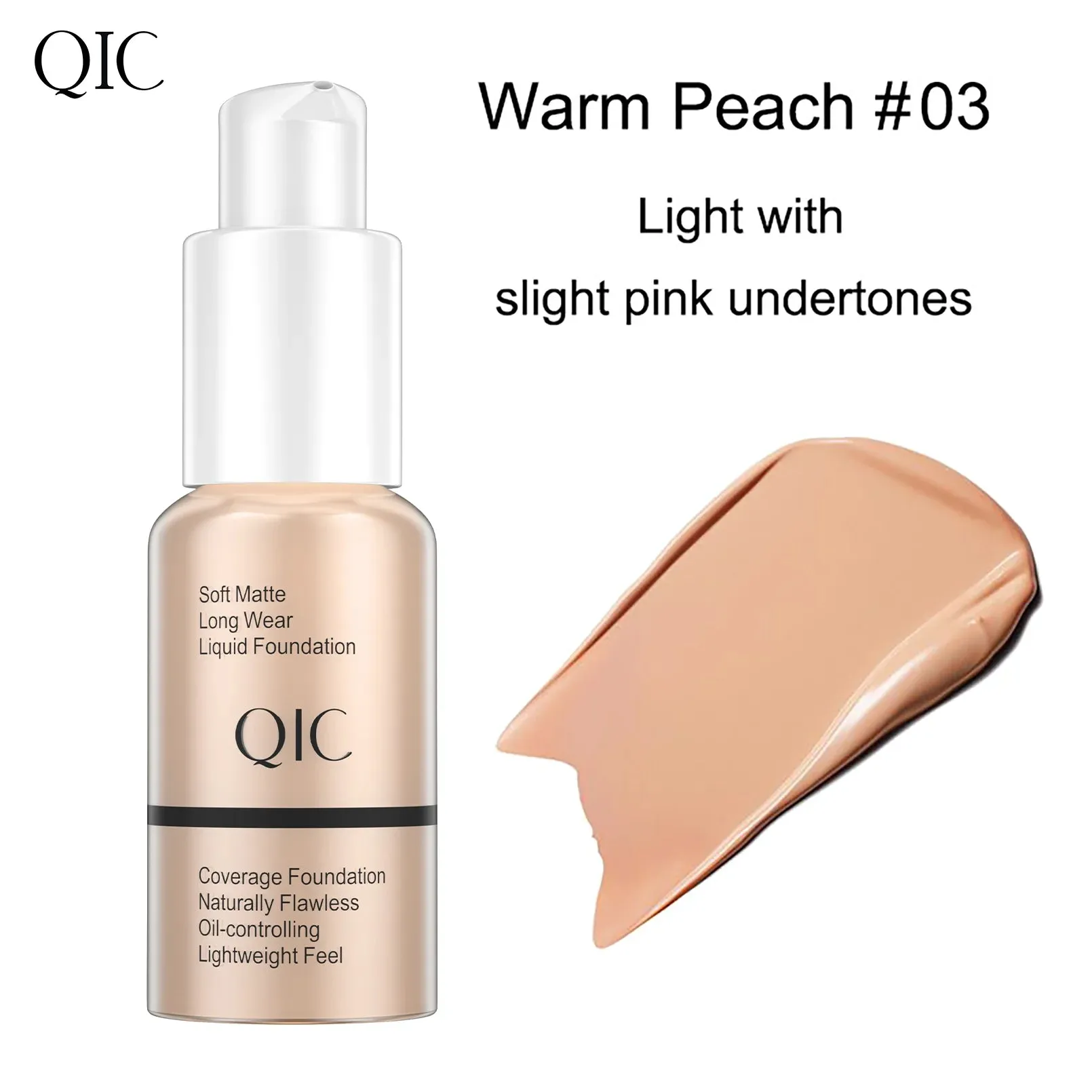 QIC Makeup Skin Evolution Liquid Foundation Oil-Control