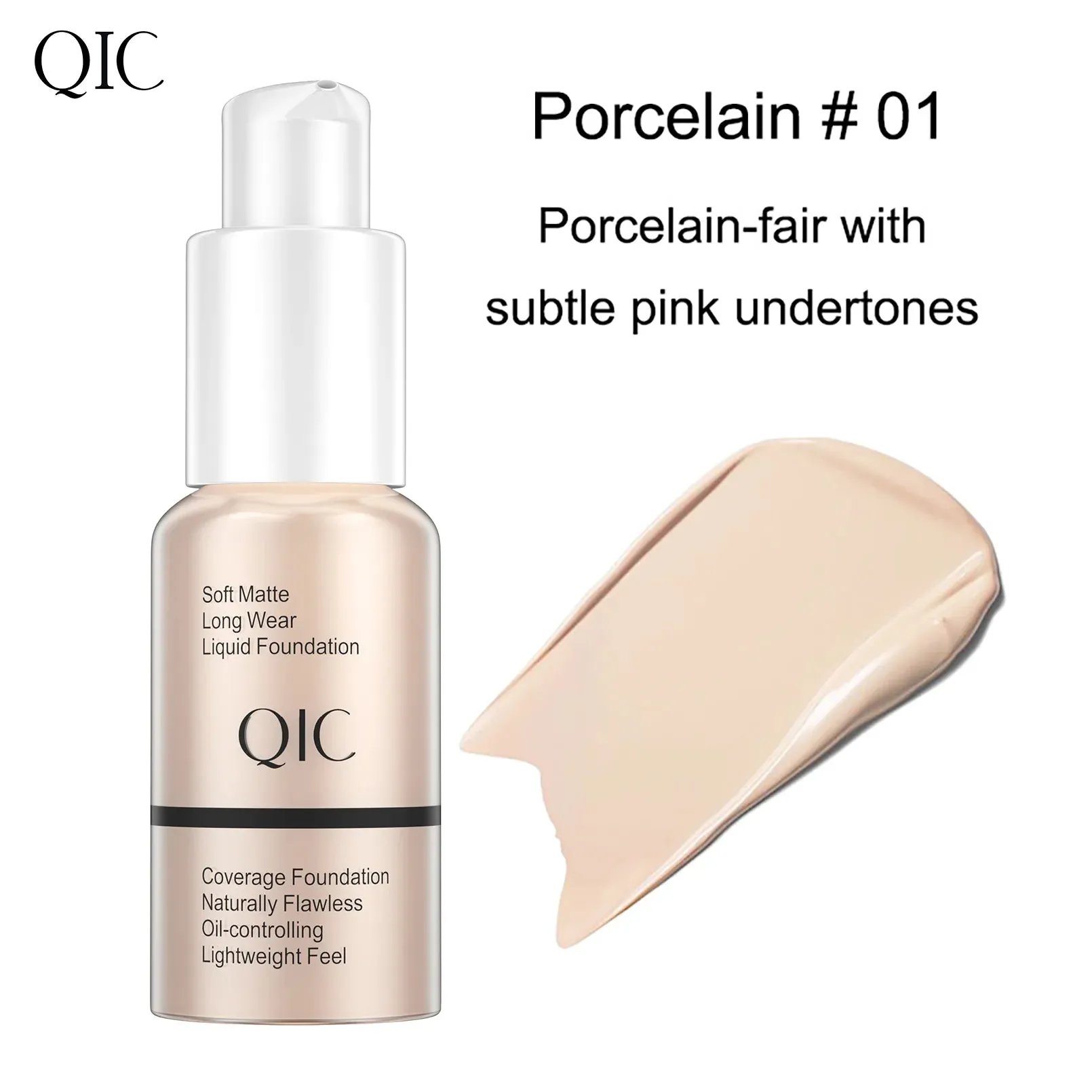 QIC Makeup Skin Evolution Liquid Foundation Oil-Control