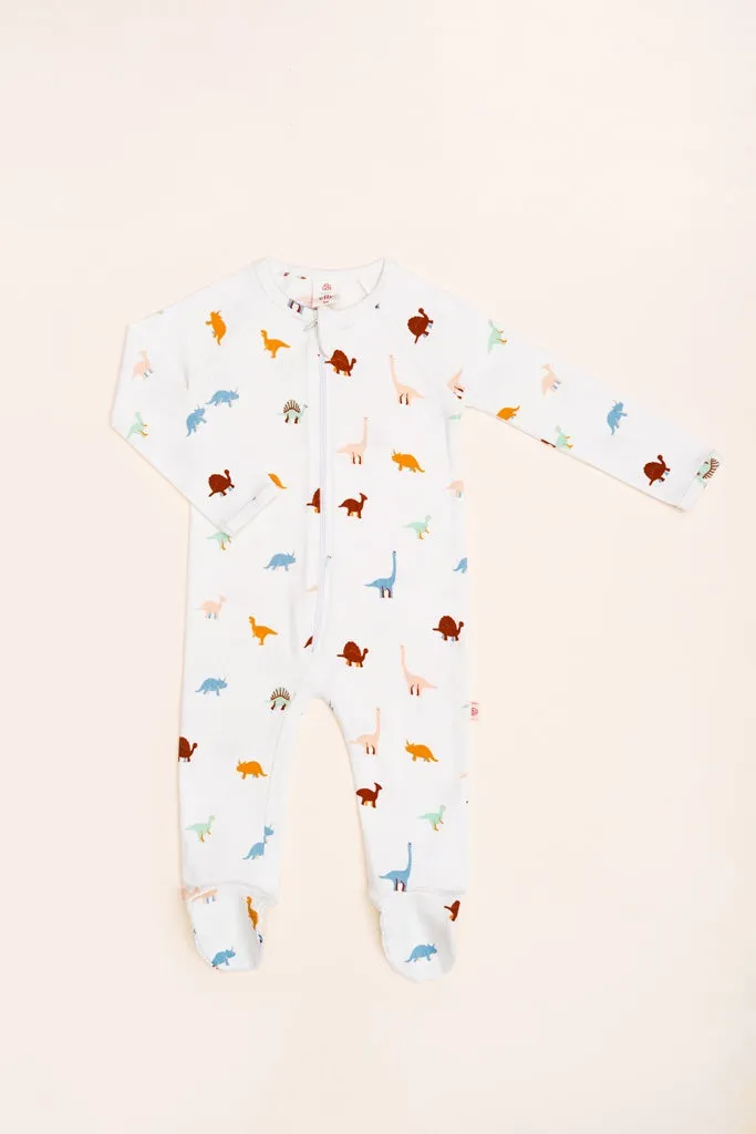 Raglan Sleepsuit - Dino