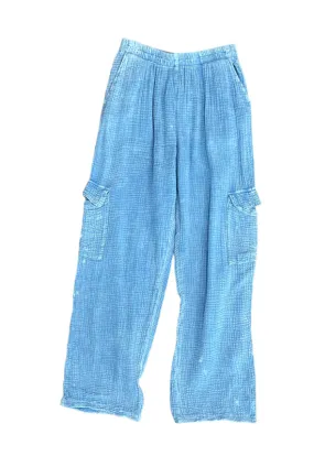 Red Haute - Cargo Pant Denim Blue