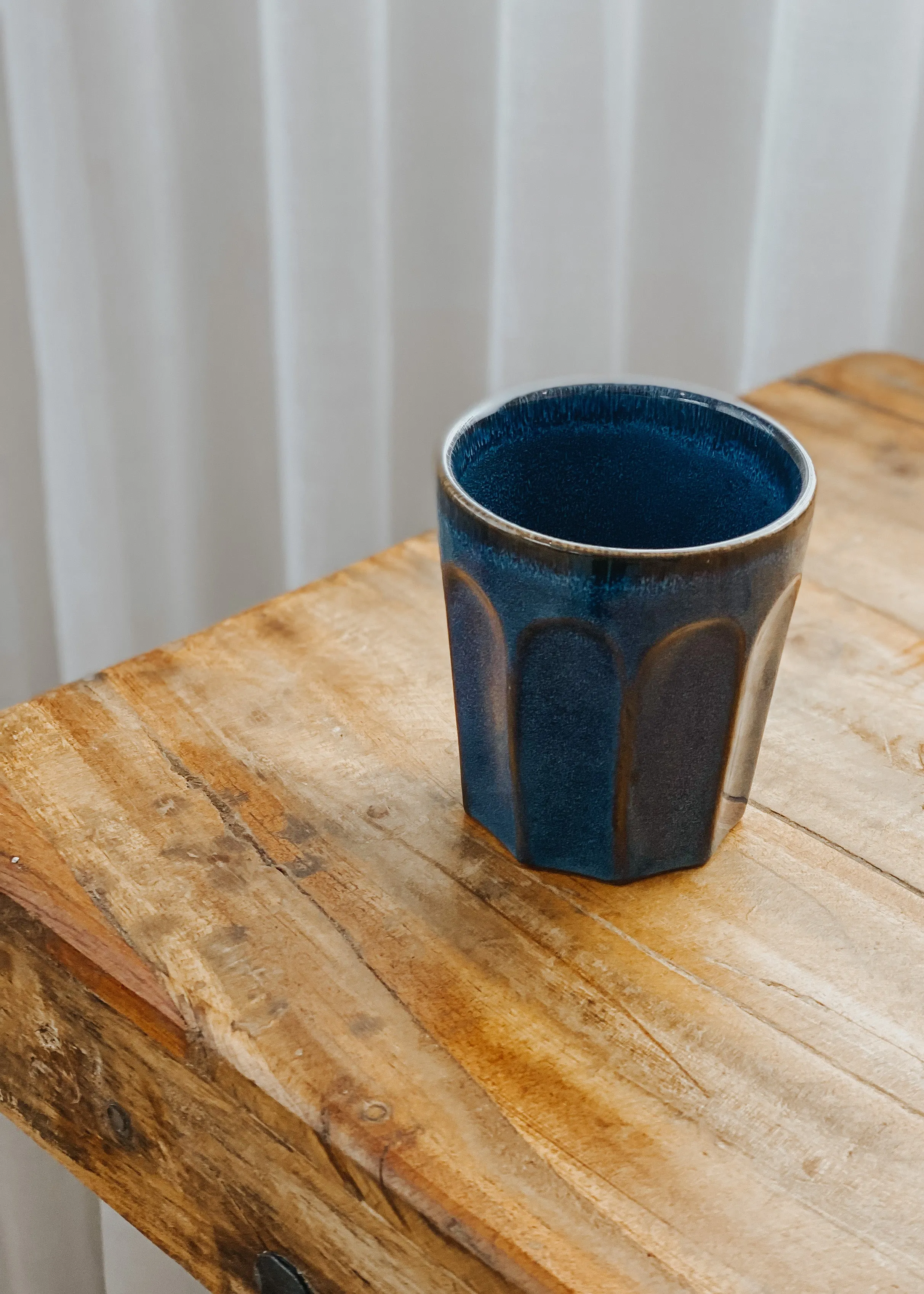 Ritual Ceramic Latte Cup - Navy