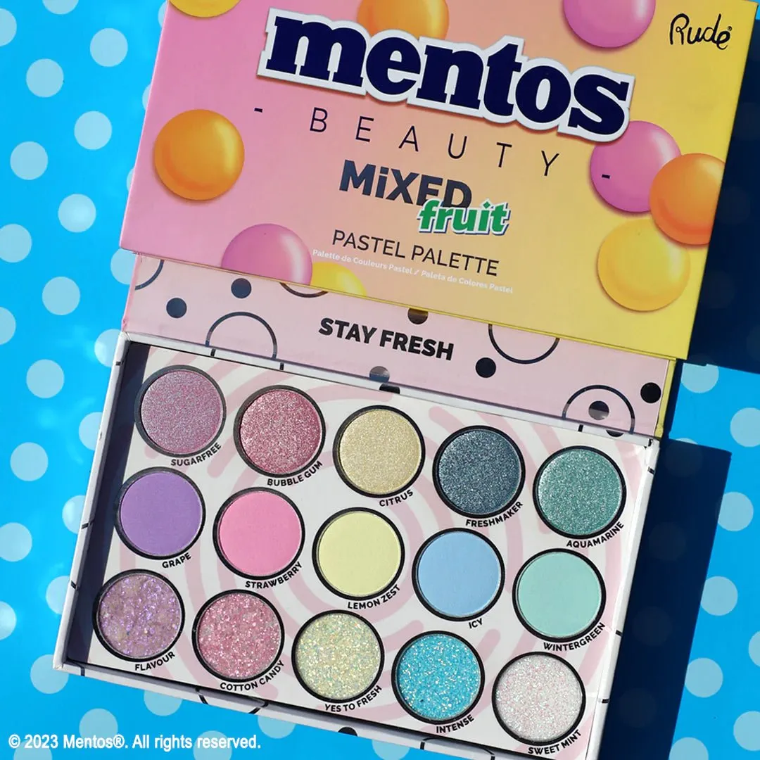 Rude Cosmetics Mentos Mixed Fruit Pastel Palette