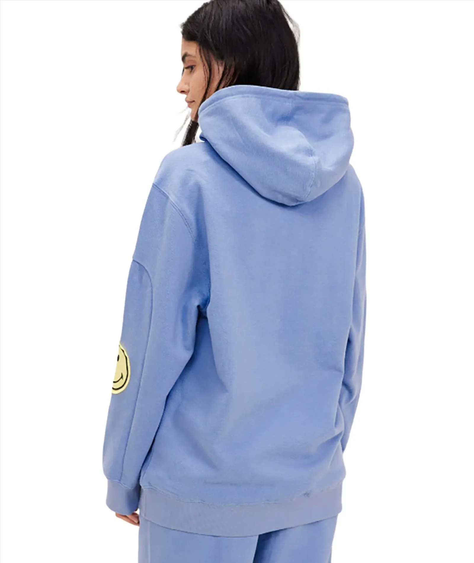 Samii Ryan Women Smiley Oversized Hoodie