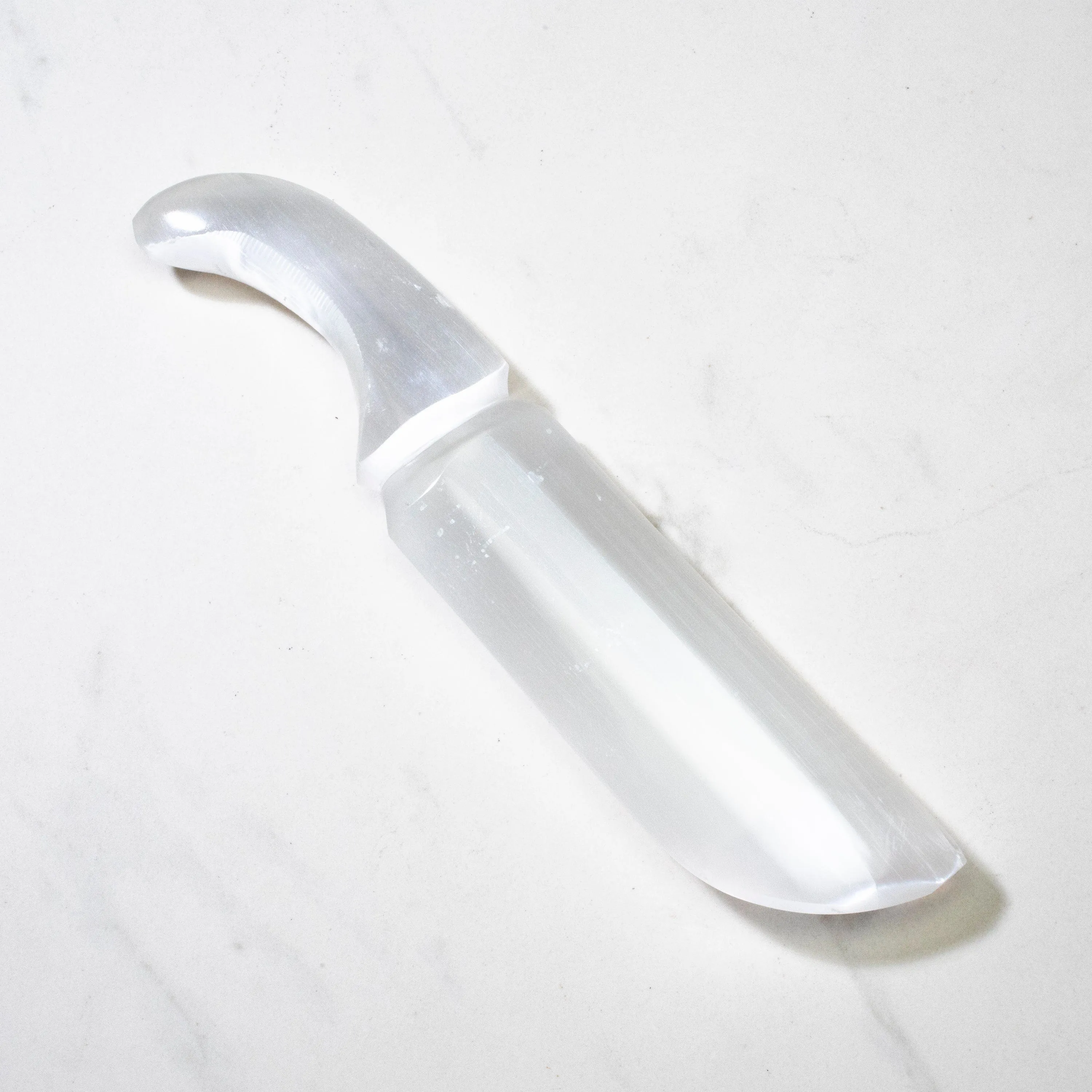 Selenite Dagger - 10 in