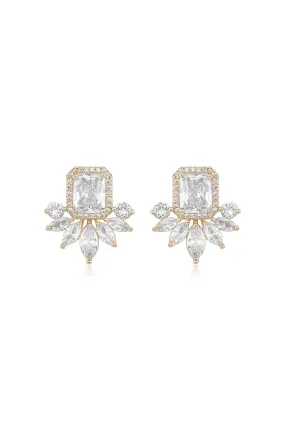 Shine Crystal Stud Earrings