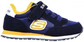 Skechers children's shoe with tear Retro Sneakers Gorvox 97366N NVGD blue-gold