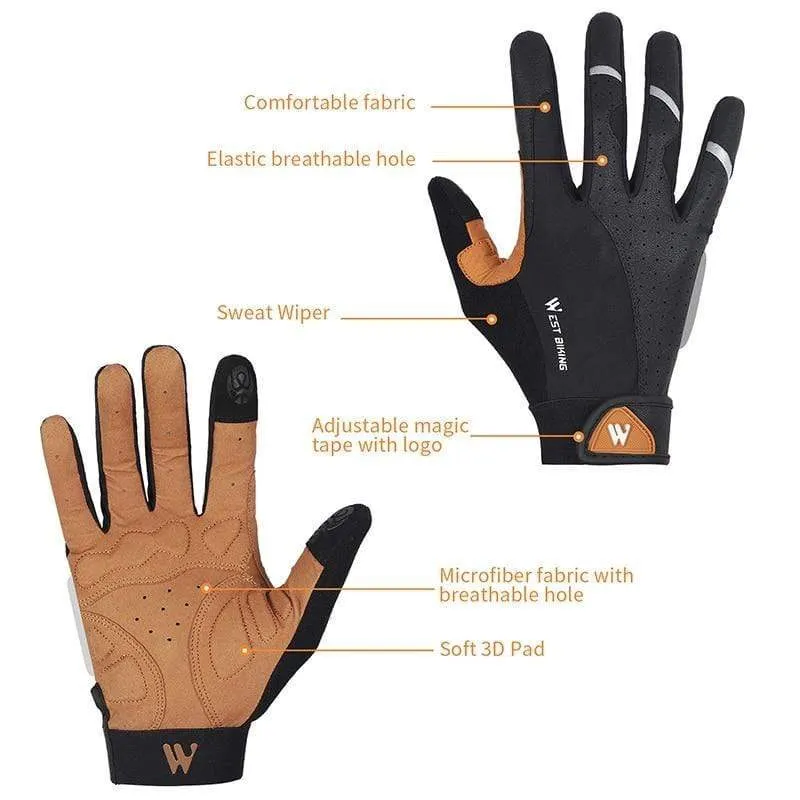 Sports Cycling Gloves Touch Screen Men Women Summer Bike Gloves Motorcycle Fitness Gym MTB Road Bicycle Gloves