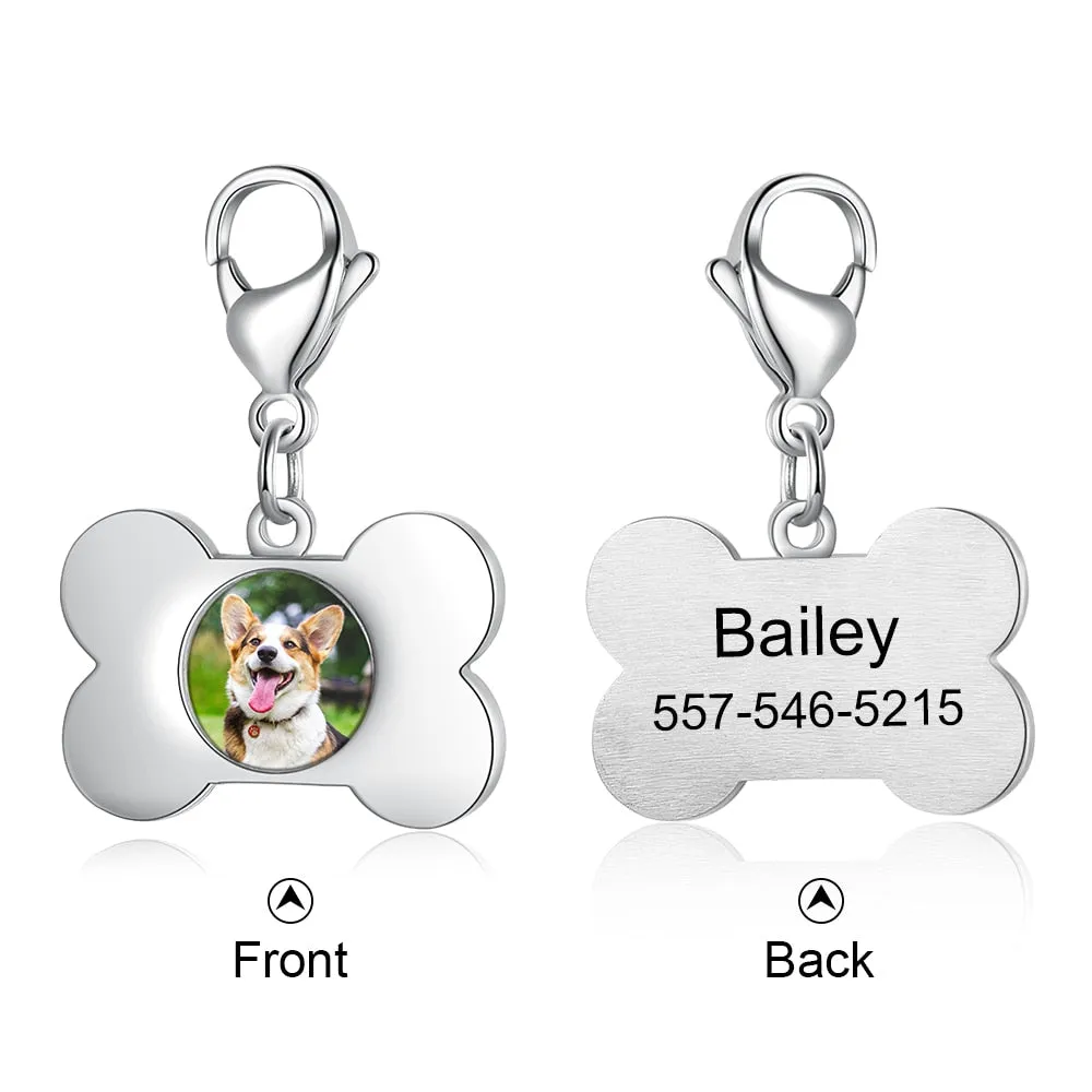 Stainless Steel Custom Dog Tags Keychain