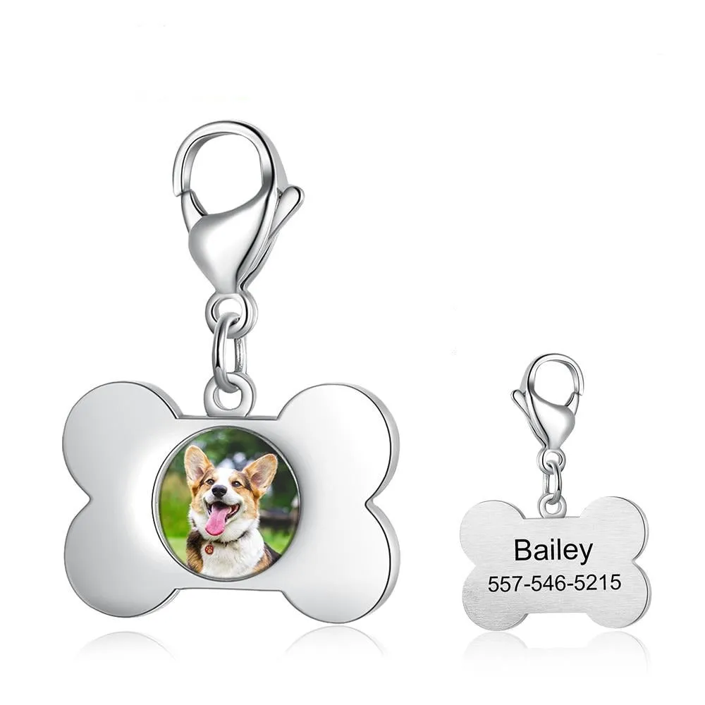 Stainless Steel Custom Dog Tags Keychain