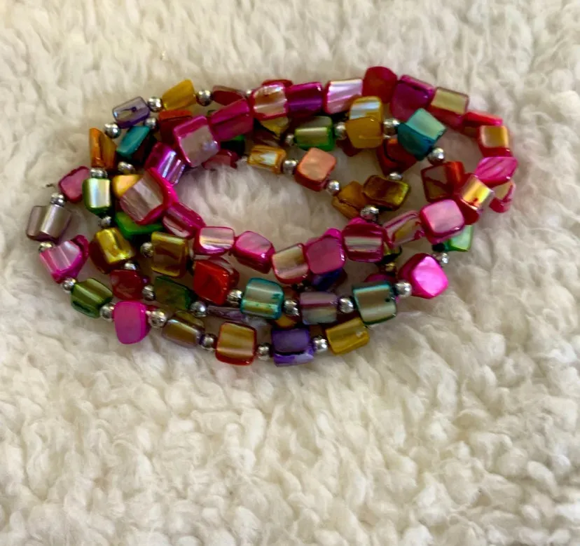 Stone crystal bracelet