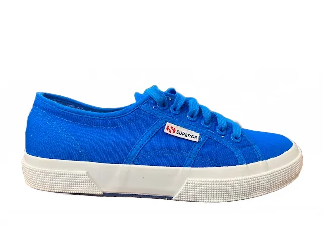 Superga 2750 cotufluo canvas sneakers S007XH0 C81 Blue Fluo