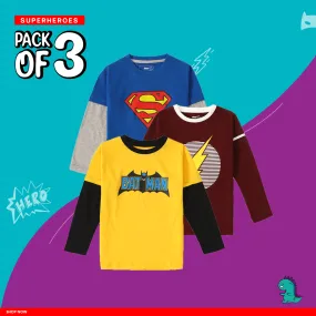 Superhero Pack of 3 BSF