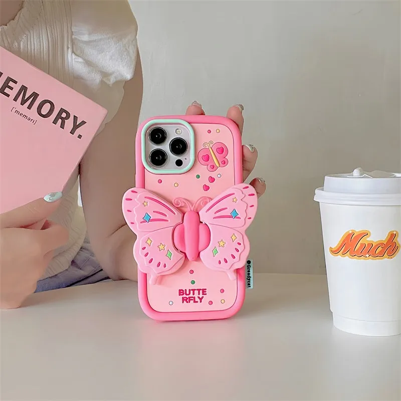 Sweet Pink Butterfly Phone Case - Kimi