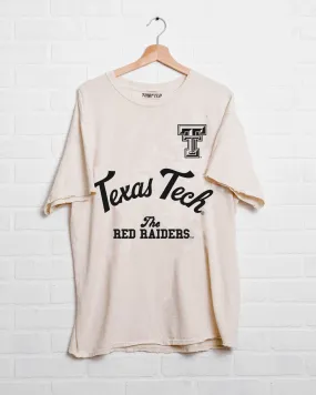 Texas Tech Quality Off White Thrifted Tee